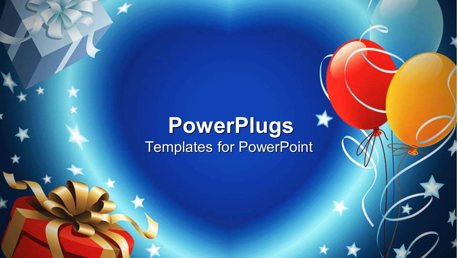 Balloon Decoration and Gift Box with Love Symbol and Stars for Party