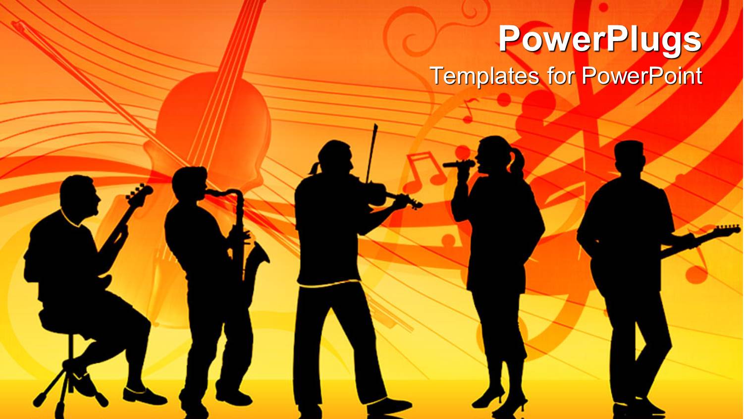 a Band with Various People Playing Instruments and a Vocalist