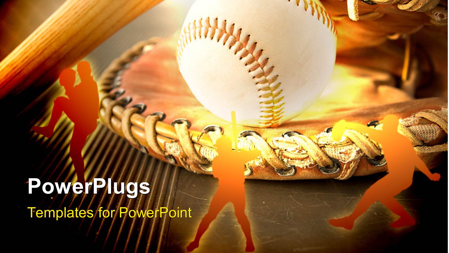 a Baseball Bat and Ball with a Catcher