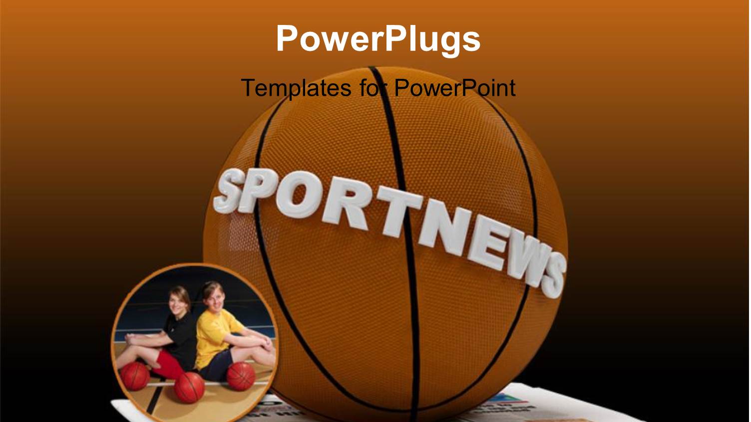 a Basketball with a Text that Spells Out the Word 