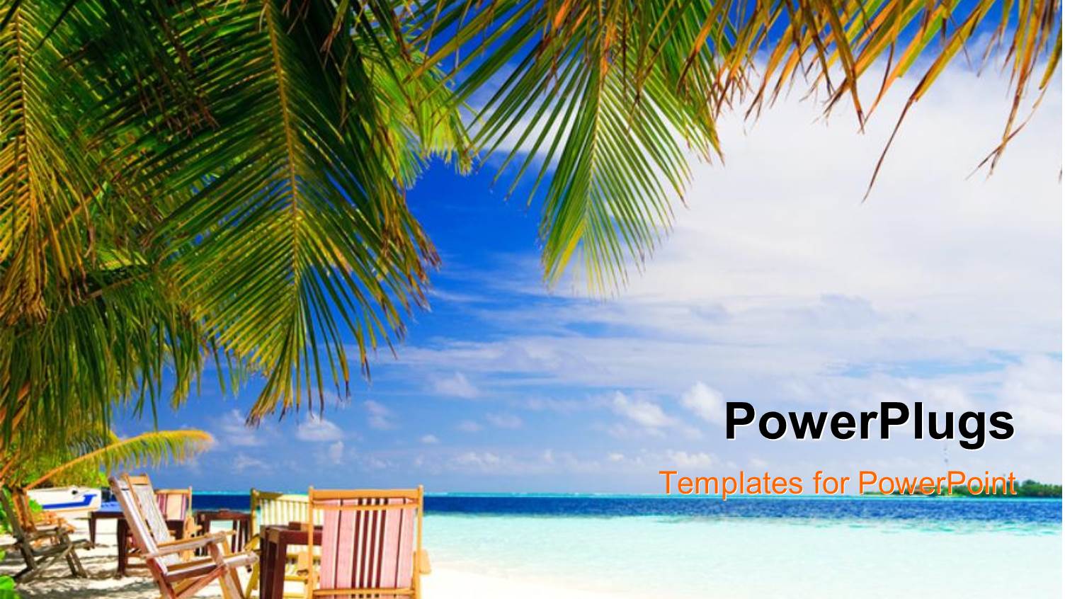 a Beach with a Lot of Chairs