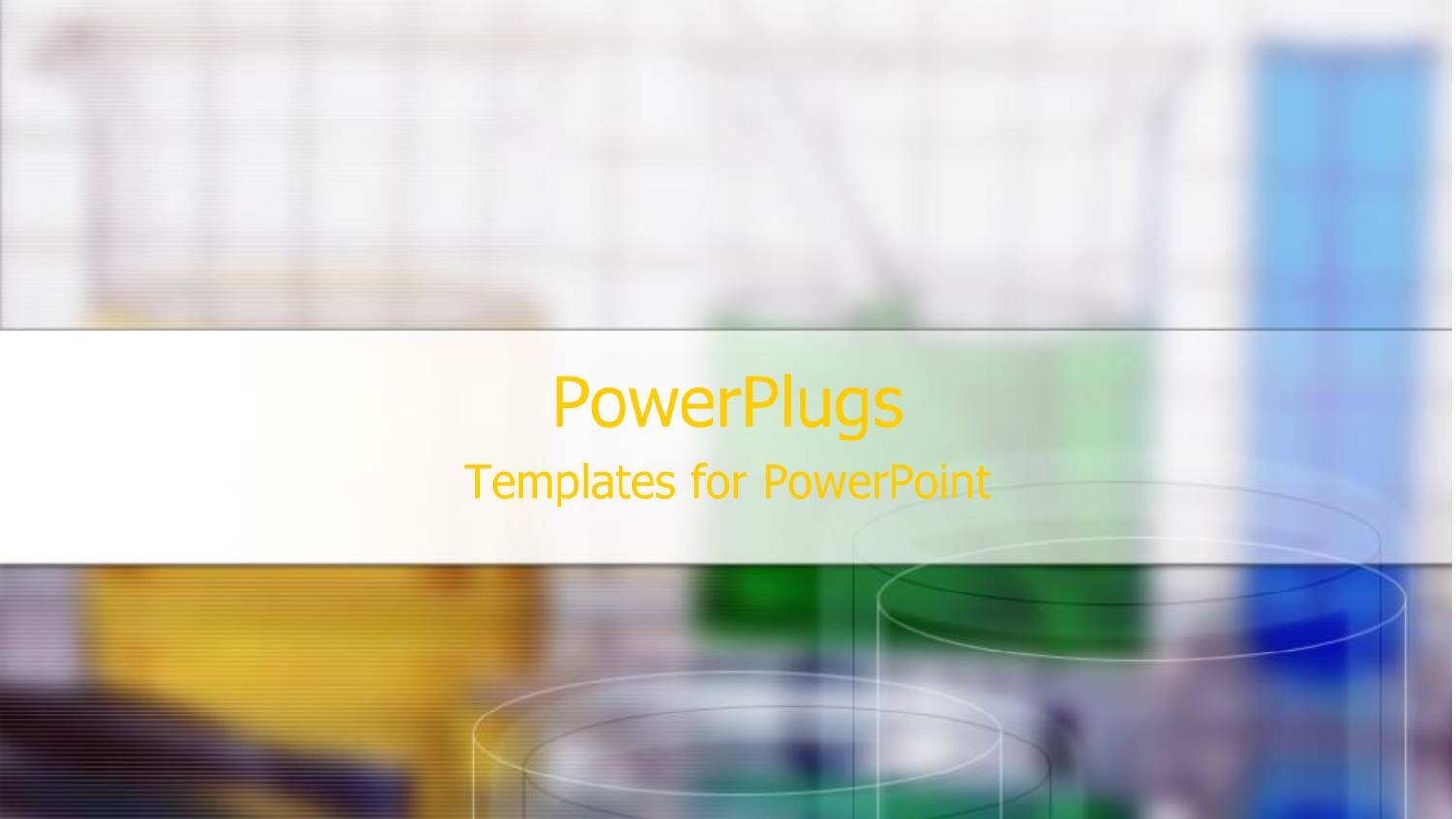 Beakers, Flasks and Pipettes on a Blurry Laboratory Background