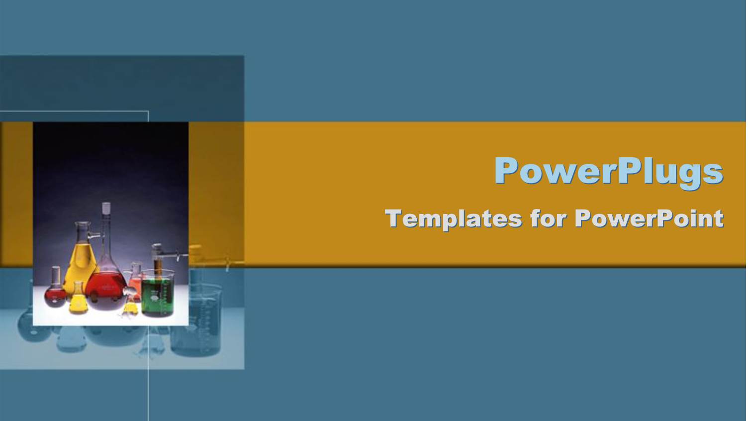 Beakers and Flasks of Various Sizes Filled with Colored Liquids on Table Top