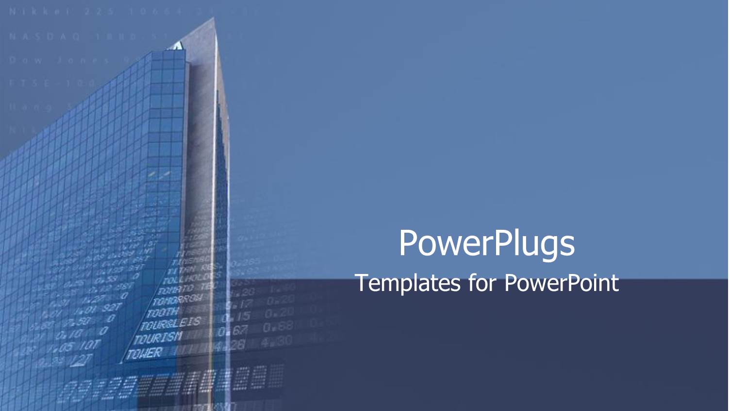 Beautiful Architectural Design of Glass Building Rising High to Sky