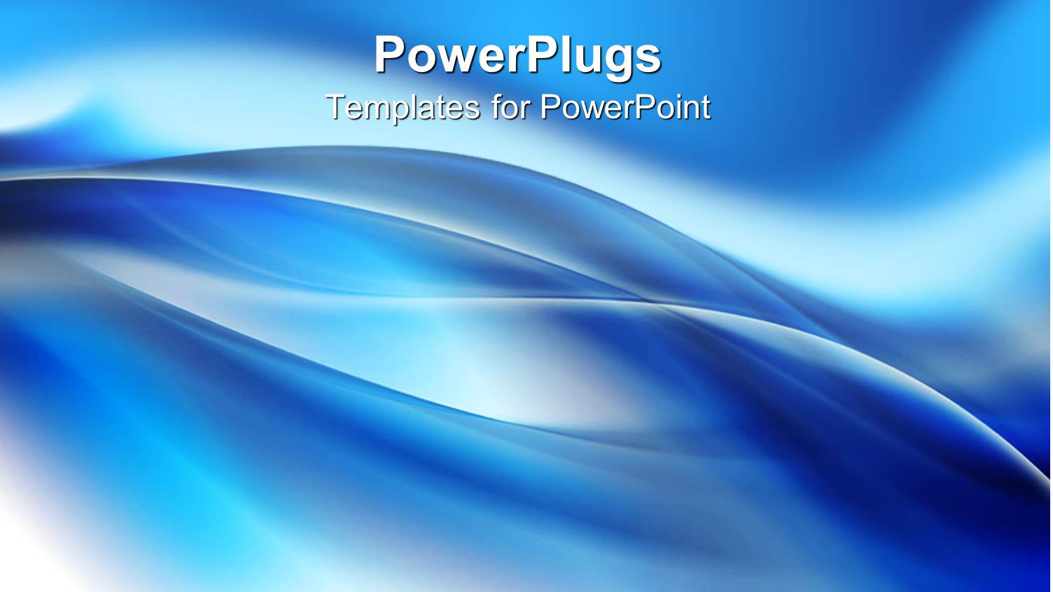 Beautiful Blue Abstract Background with Smooth Wavy Lines