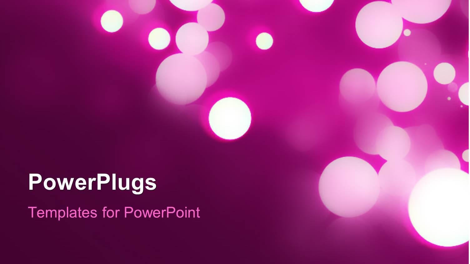 Beautiful Circular Bokeh on Purple Background