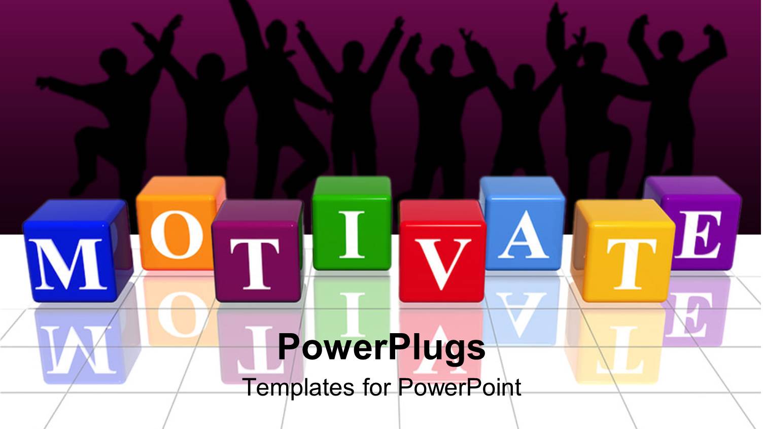 a Beautiful Collection of Boxes Creating the Word Motivation