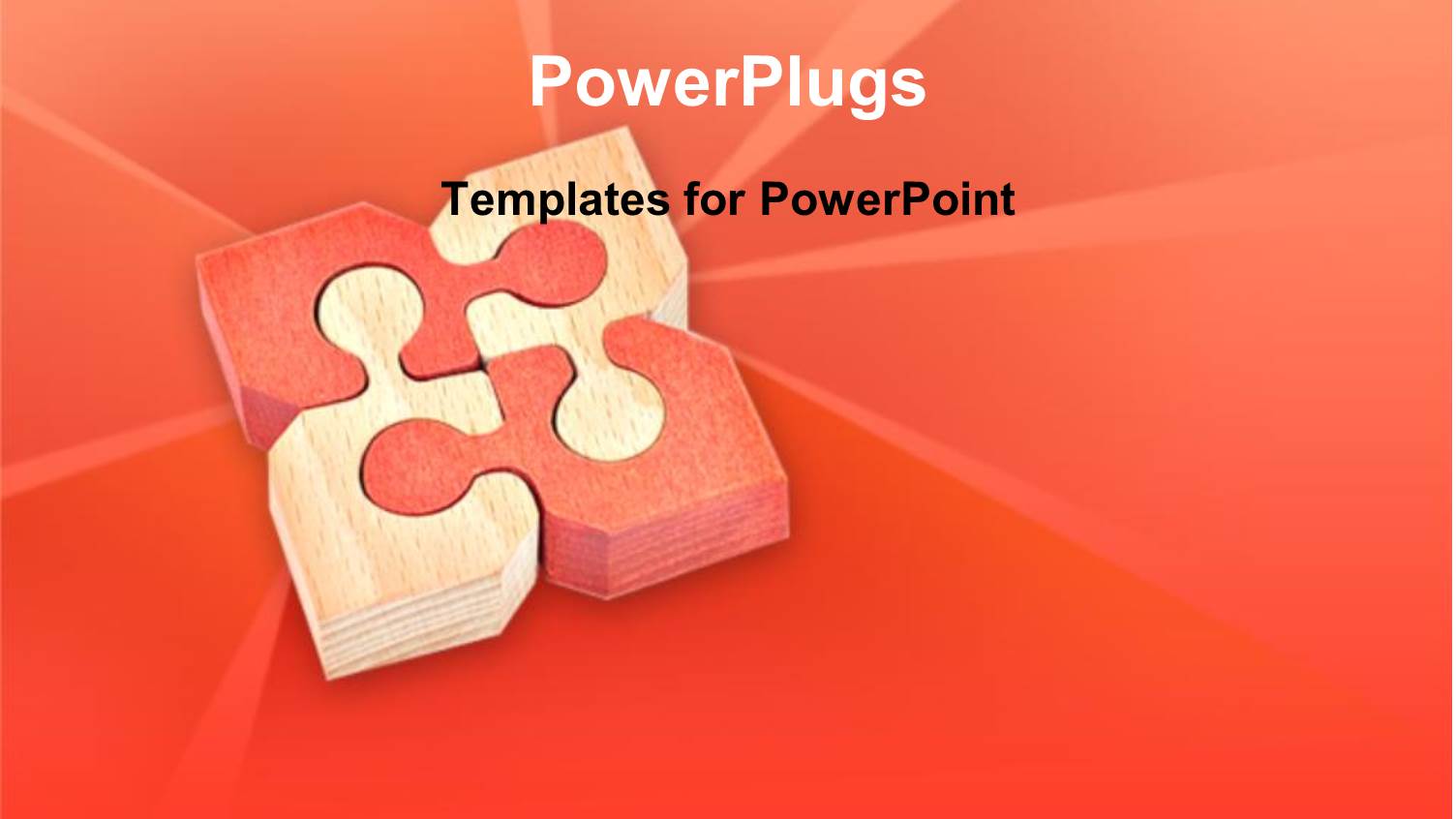 Beautiful Colored Wooden Jigsaw Puzzle Pieces Arranged on Orange Background 