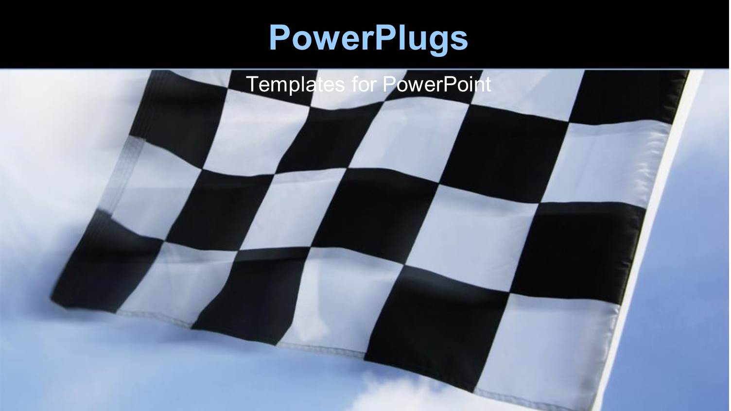 a Beautiful Depiction of a Checkered Flag in the Air