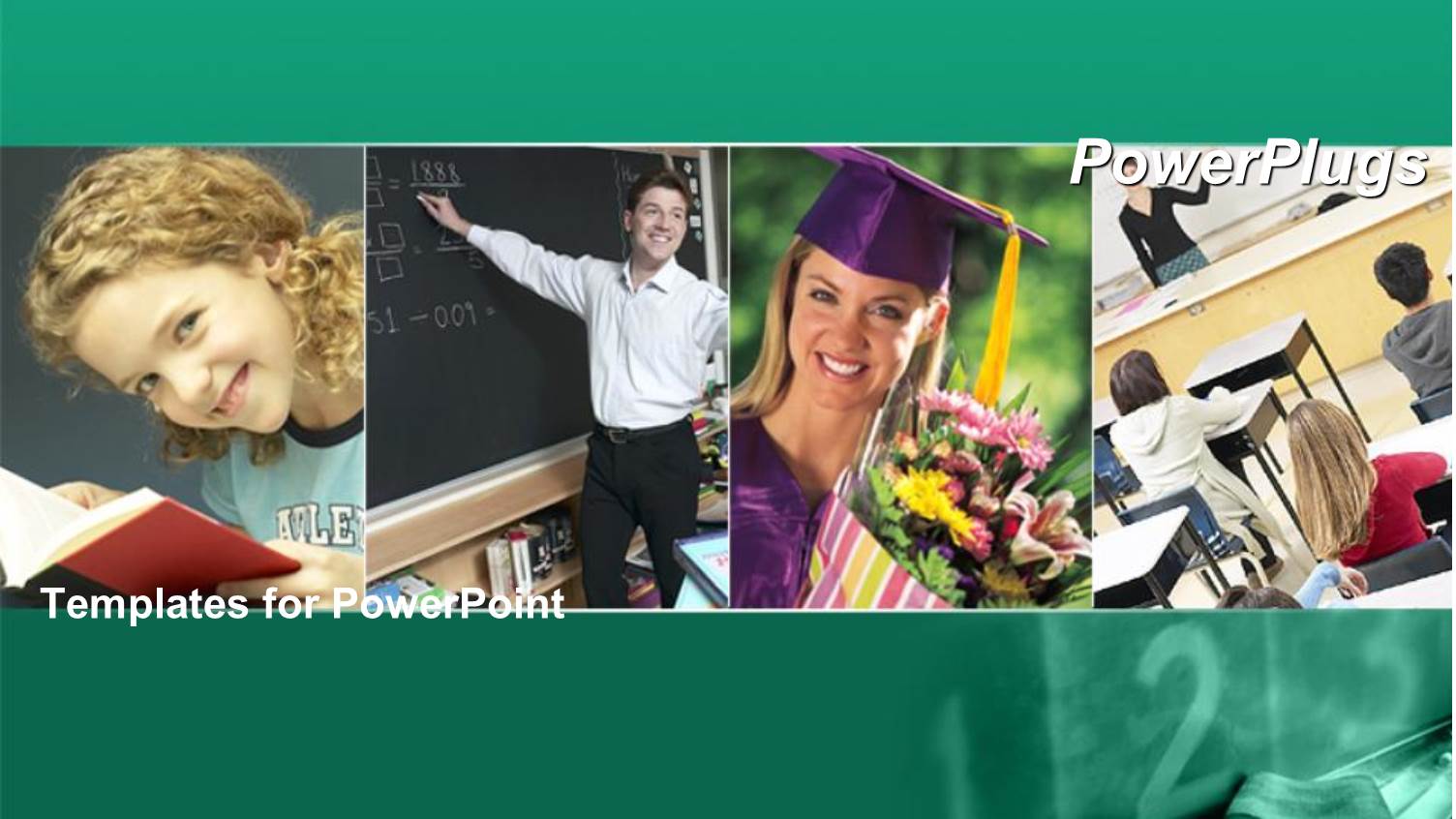 a Beautiful Depiction of Different People Smiling with Green Background