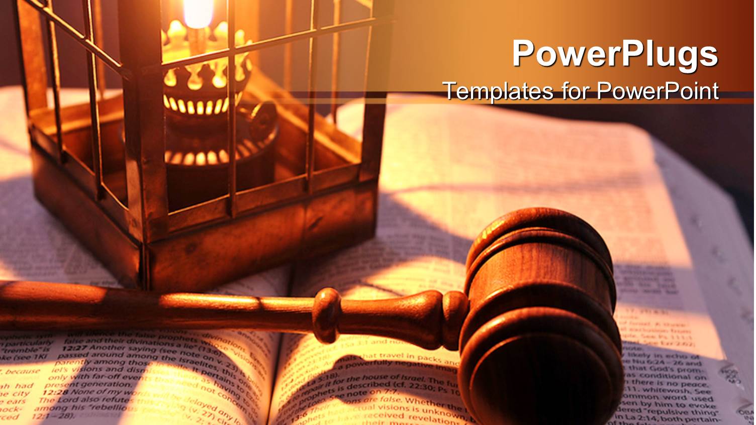 a Beautiful Depiction of a Gavel and a Bible