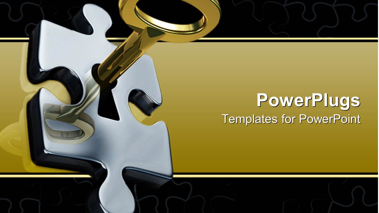 a Beautiful Depiction  of a Key Unlocking a Puzzle