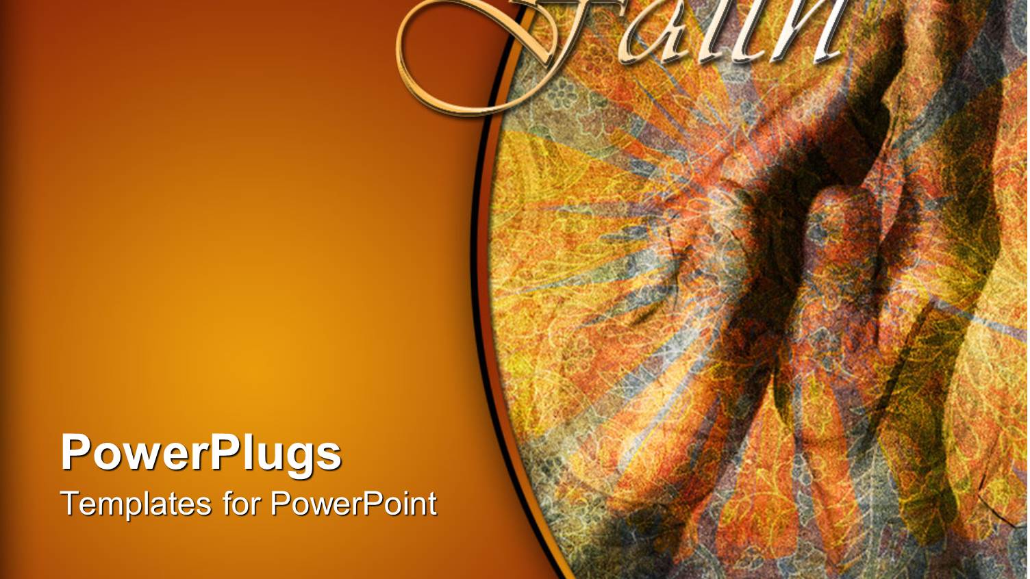 a Beautiful Depiction of a Pair of Hands Praying with Brownish Background