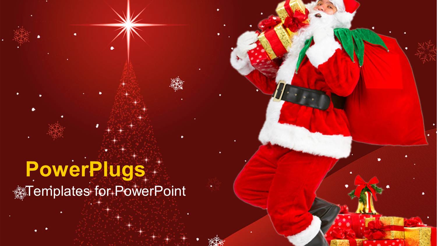 a Beautiful Depiction of a Santa Clause with Christmas Celebrations