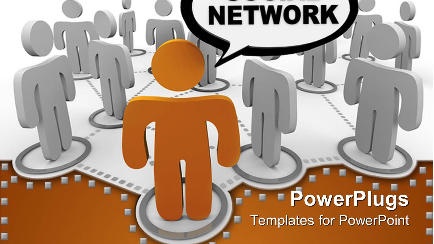 a Beautiful Depiction of a Social Network Connecting Various People