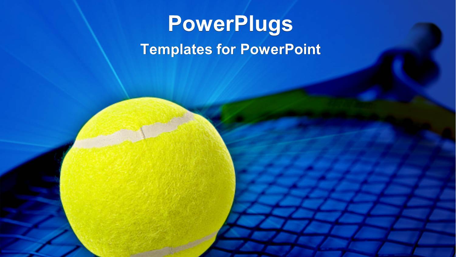 a Beautiful Depiction of a Tennis Racket and a Ball