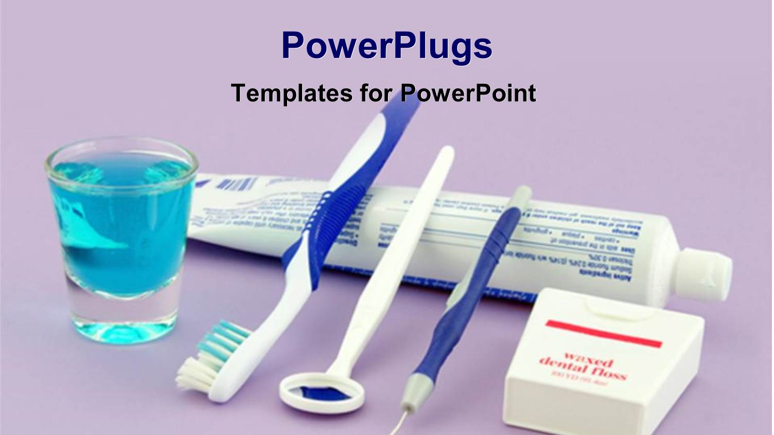a Beautiful Depiction of Toothpaste and Toothbrushes Along with Dental Tools
