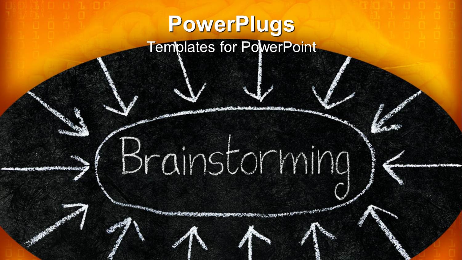 a Beautiful Depiction  of Various Arrows Pointing Towards Brainstorming