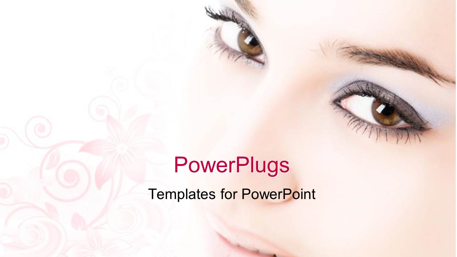 a Beautiful Girl with Pinkish Background