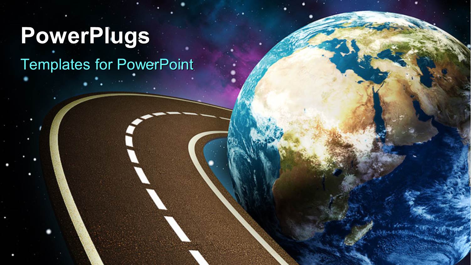 a Beautiful Globe with a Road