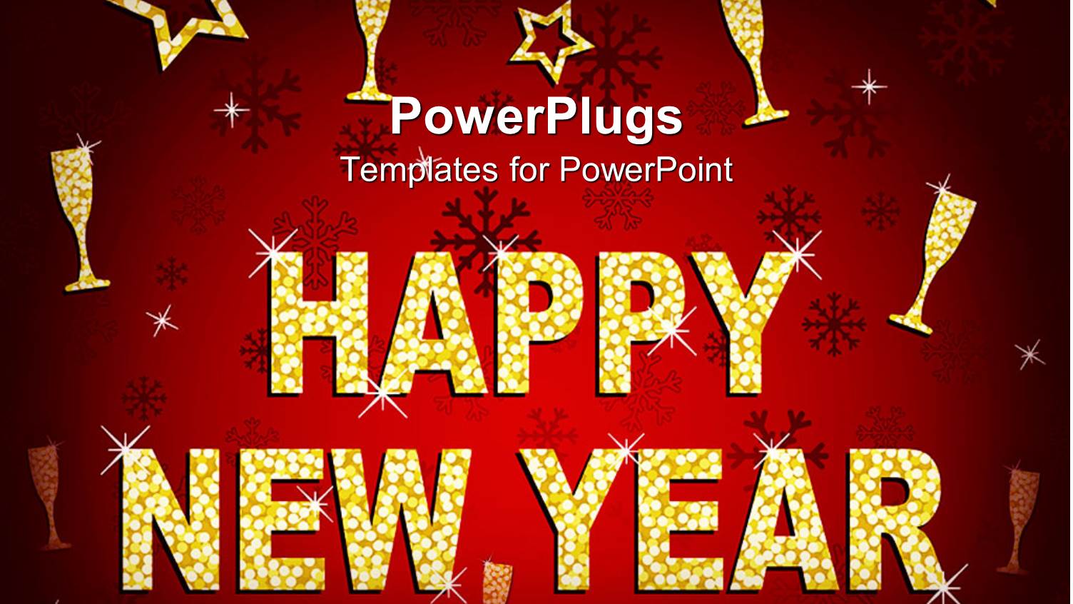 a Beautiful Happy New Year Background with Celebration Material