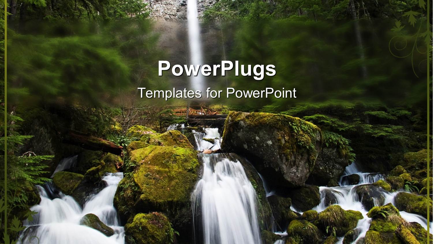 Beautiful Landscape View of Watson Waterfall with Water Splashing on Rock