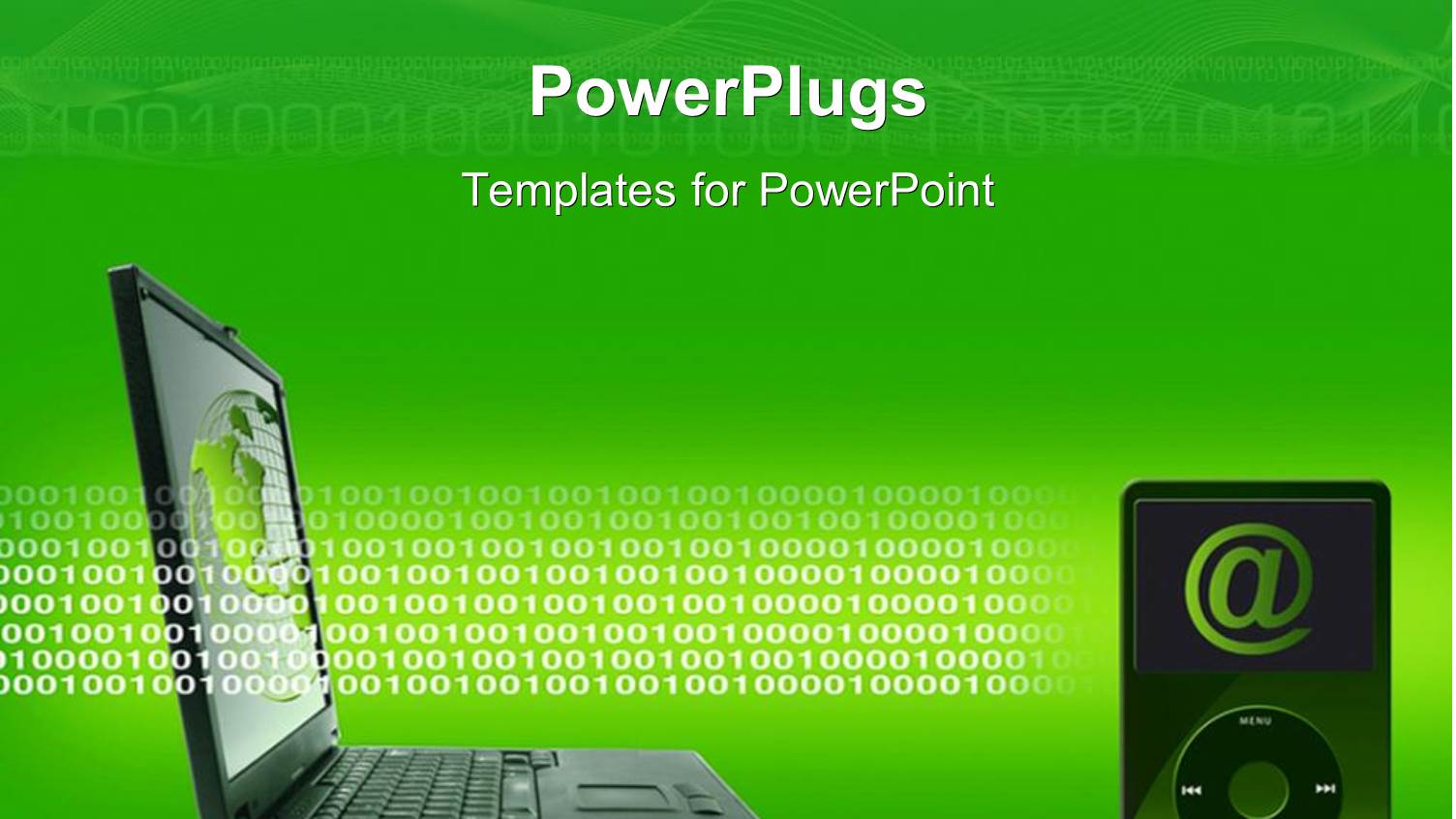 a Beautiful Laptop and an Ipod