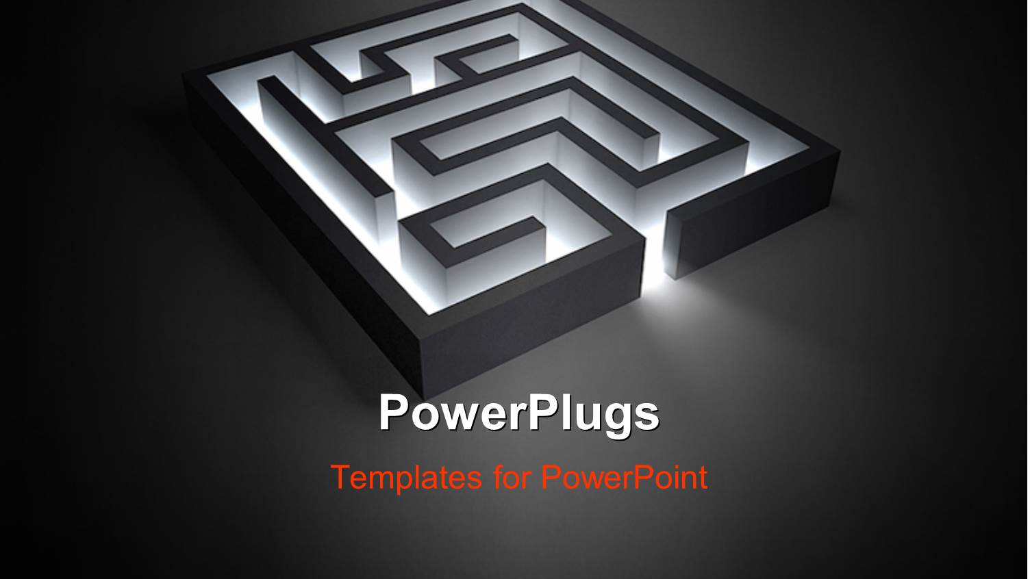 a Beautiful Maze with Grayish Background and Place for Text