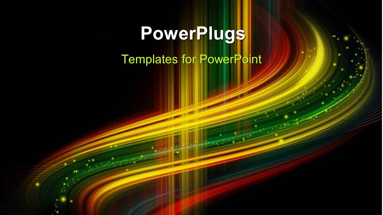 Beautiful Multi-Color Waves with Black Color