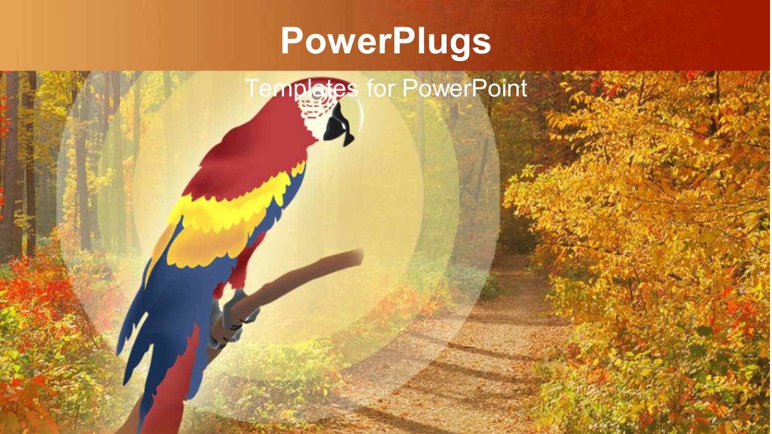 a Beautiful Parrot with Greenery in the Background