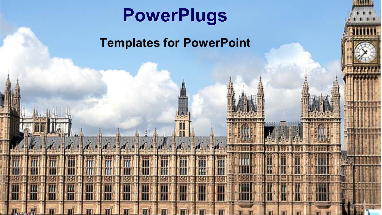 a Beautiful Picture of House of Parliament with Clouds