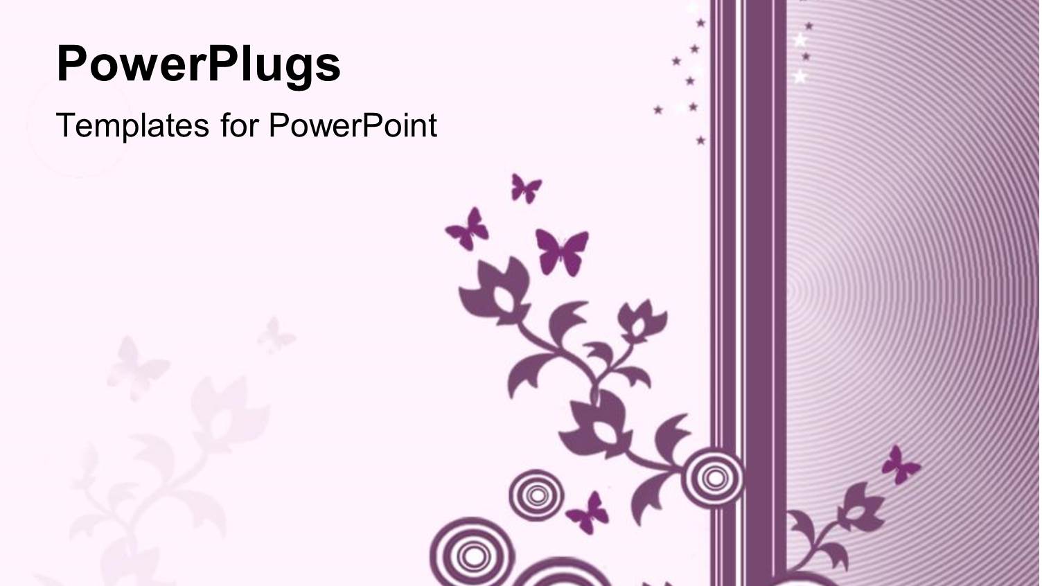 a Beautiful Purple Colored Floral Design on a White and Purple Background