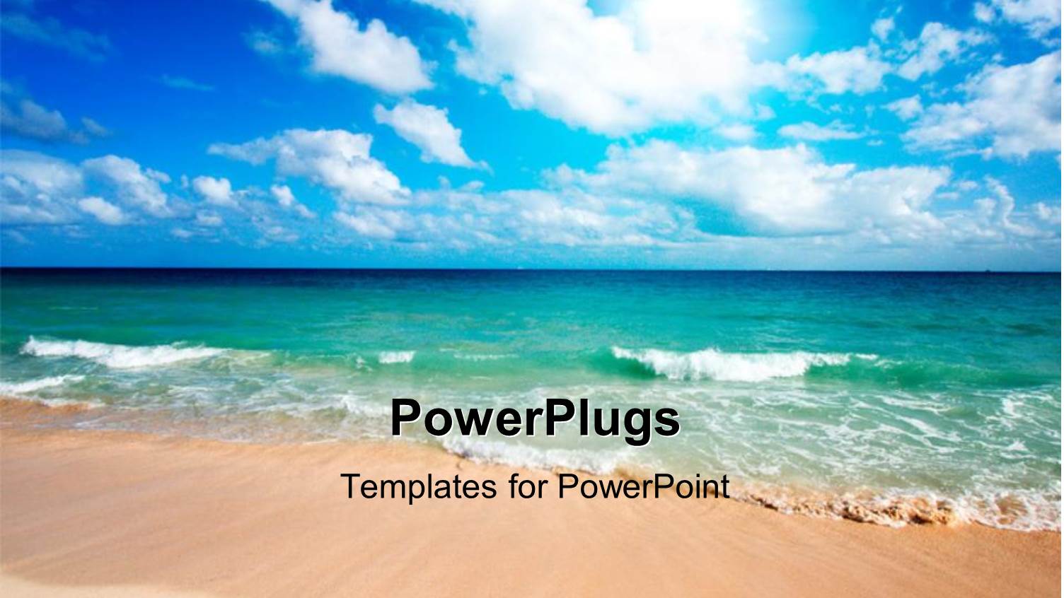 a Beautiful Scene of the Sea from the Beach