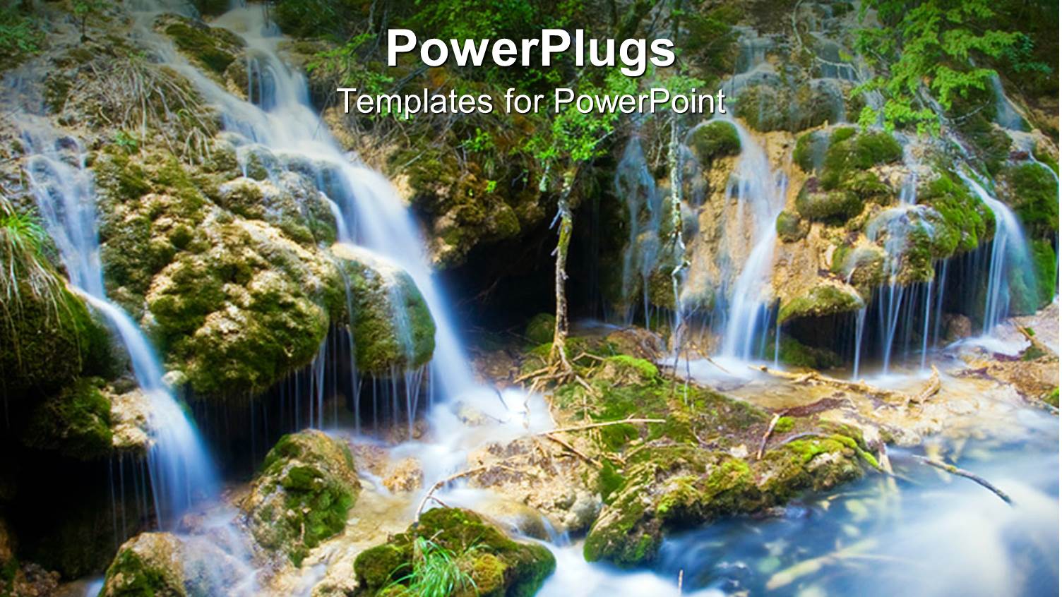 a Beautiful Scenery Including Greenery, Mountains and Water Springs