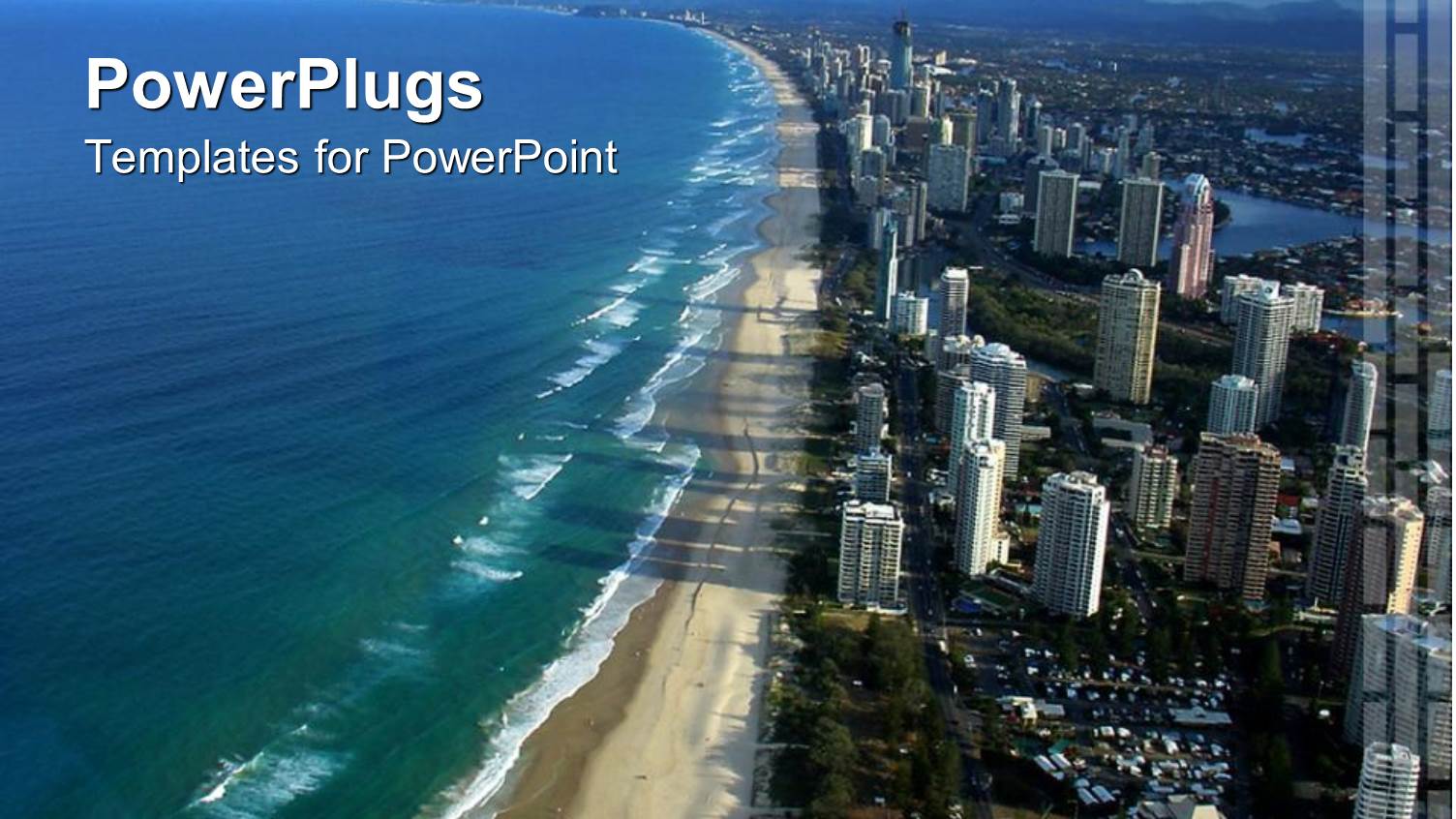 Beautiful View of Australia with Ocean, Beach and City View