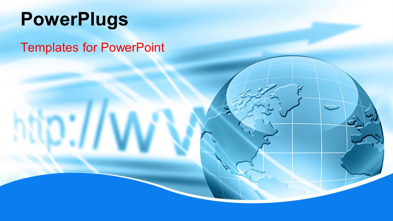 Internet Depiction with Earth Globe and Web Address in Background