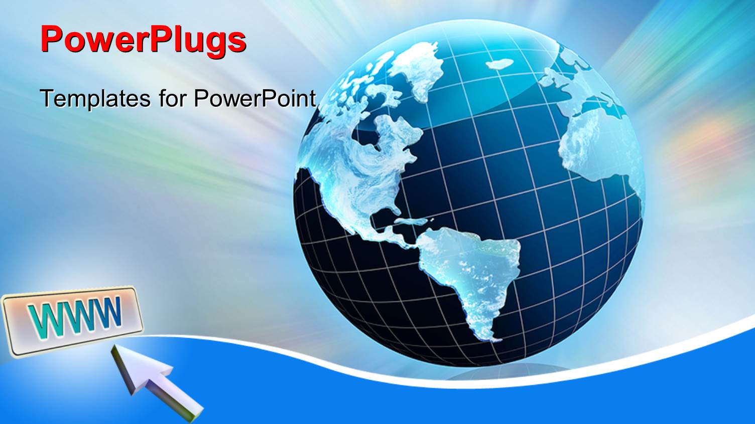 a Graphic Illustration of a Cursor and an Earth Globe