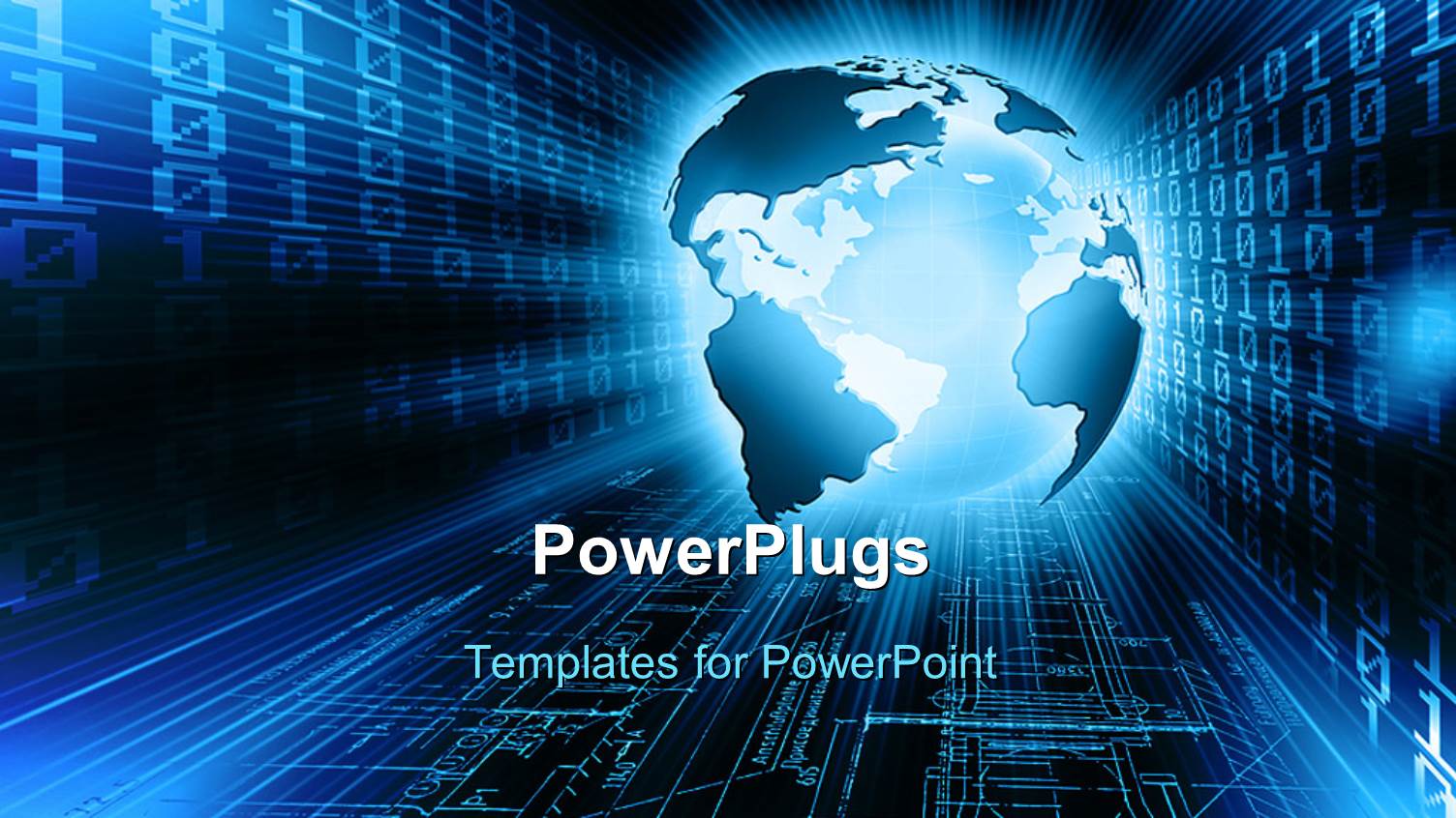 a Globe with a Lot of Binary Number Sin the Background