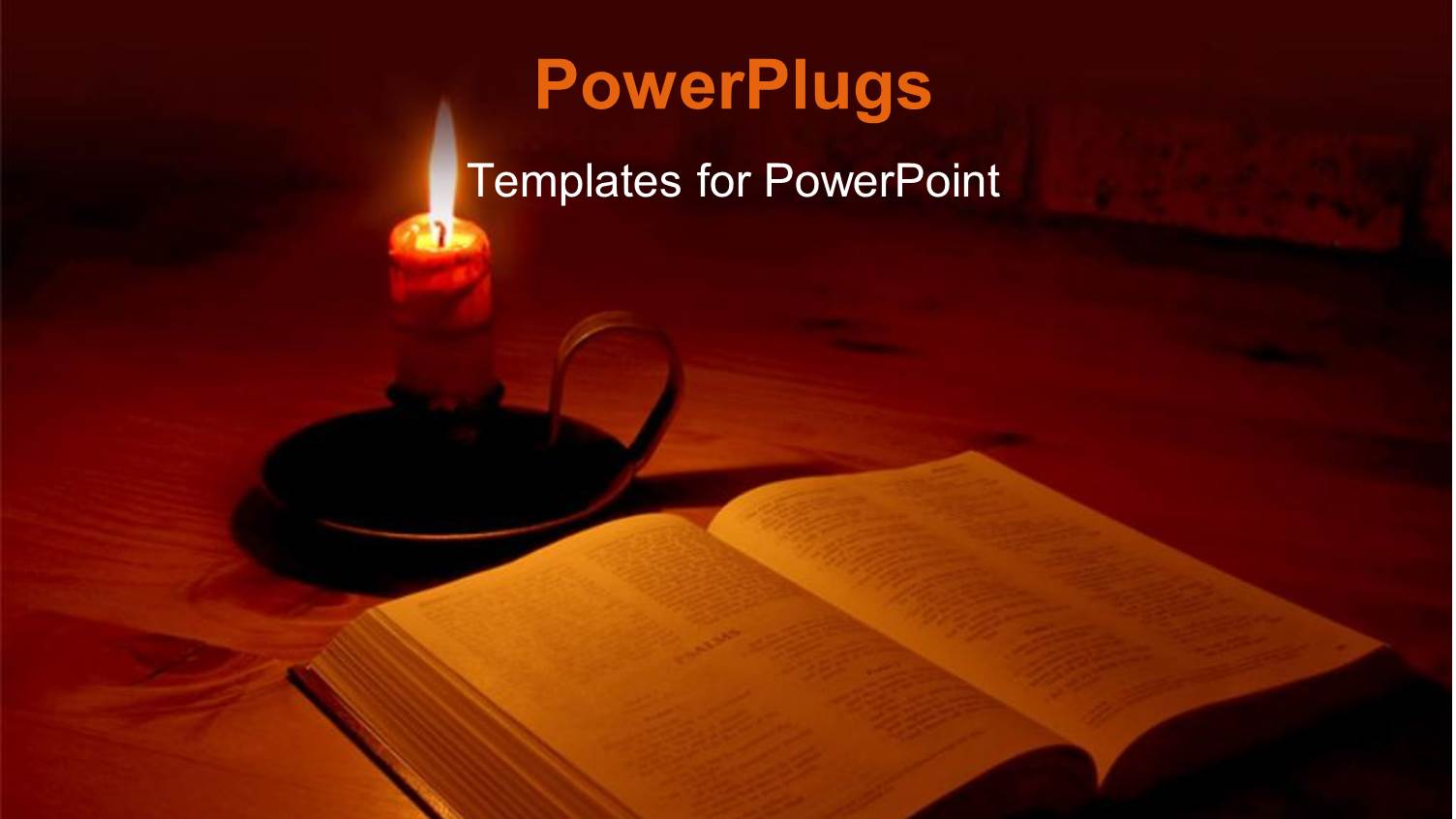 the Bible and a Candle with its Light Surrounding the Bible