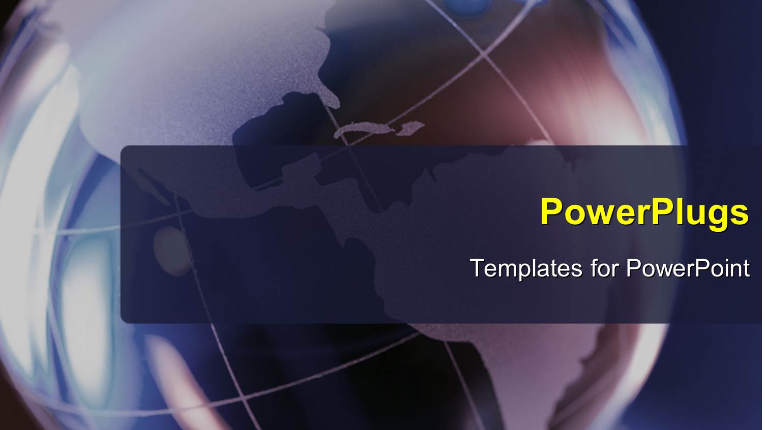 a big Earth Globe on a Blue Colored Background