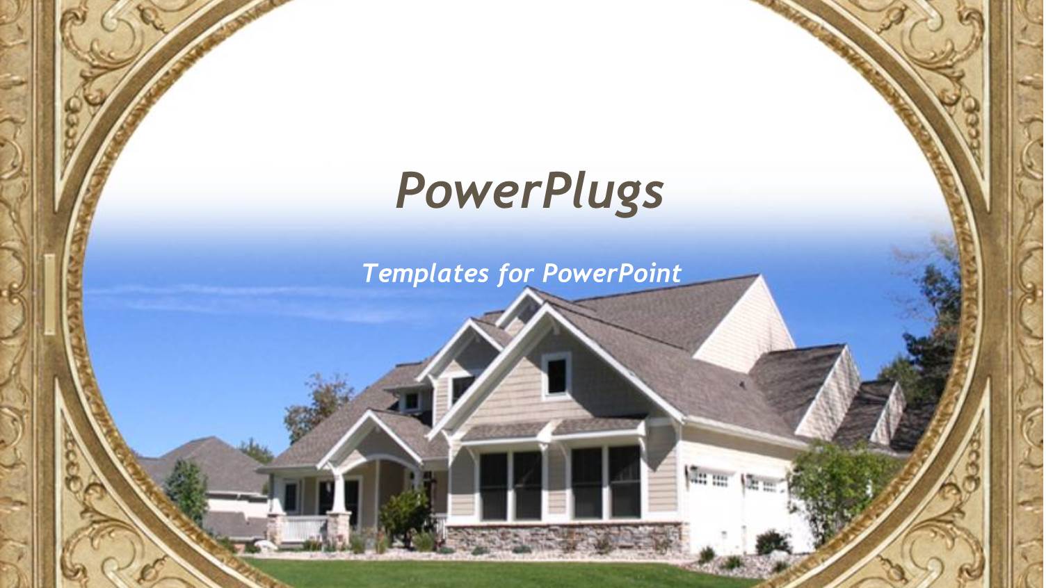 a big House with a Lot of Greenery