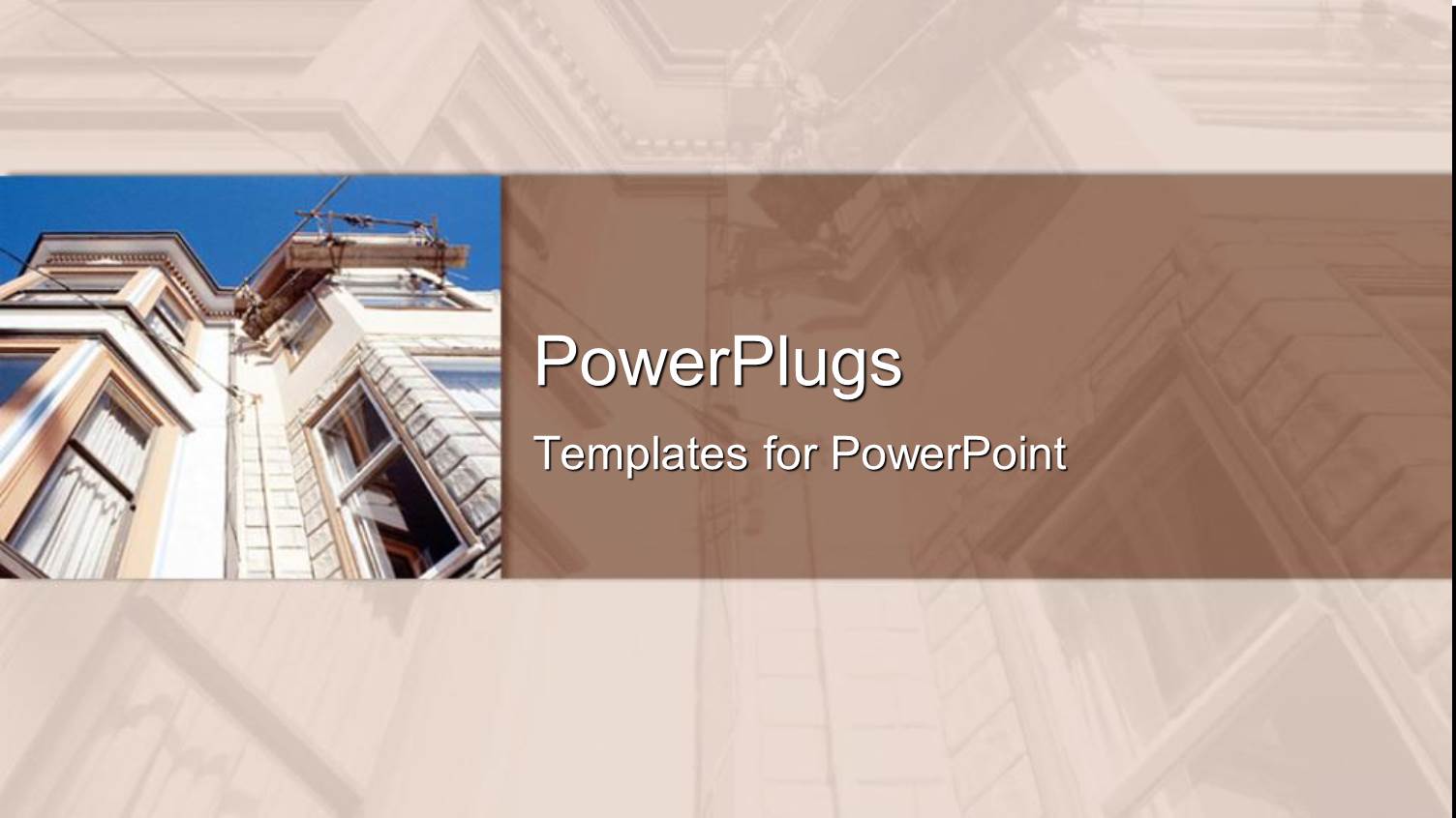 a big House with its Shadow in the Background