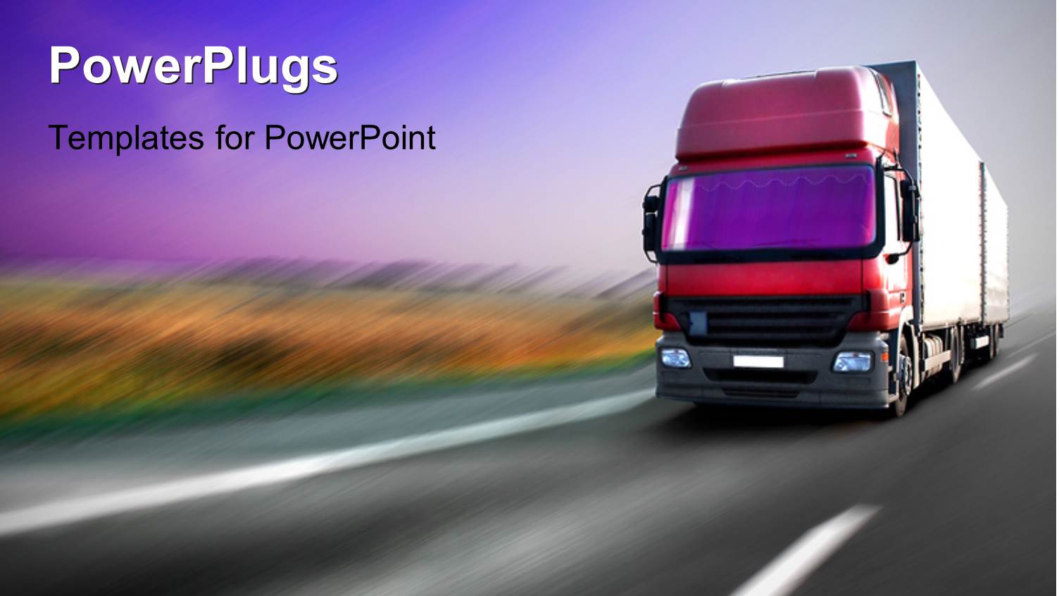 a big Truck Moving Fast on a Tarred Roading