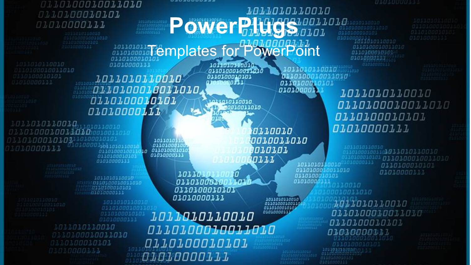 Binary Code Over Earth Globe World, it, Networking, Global Communications, Programming