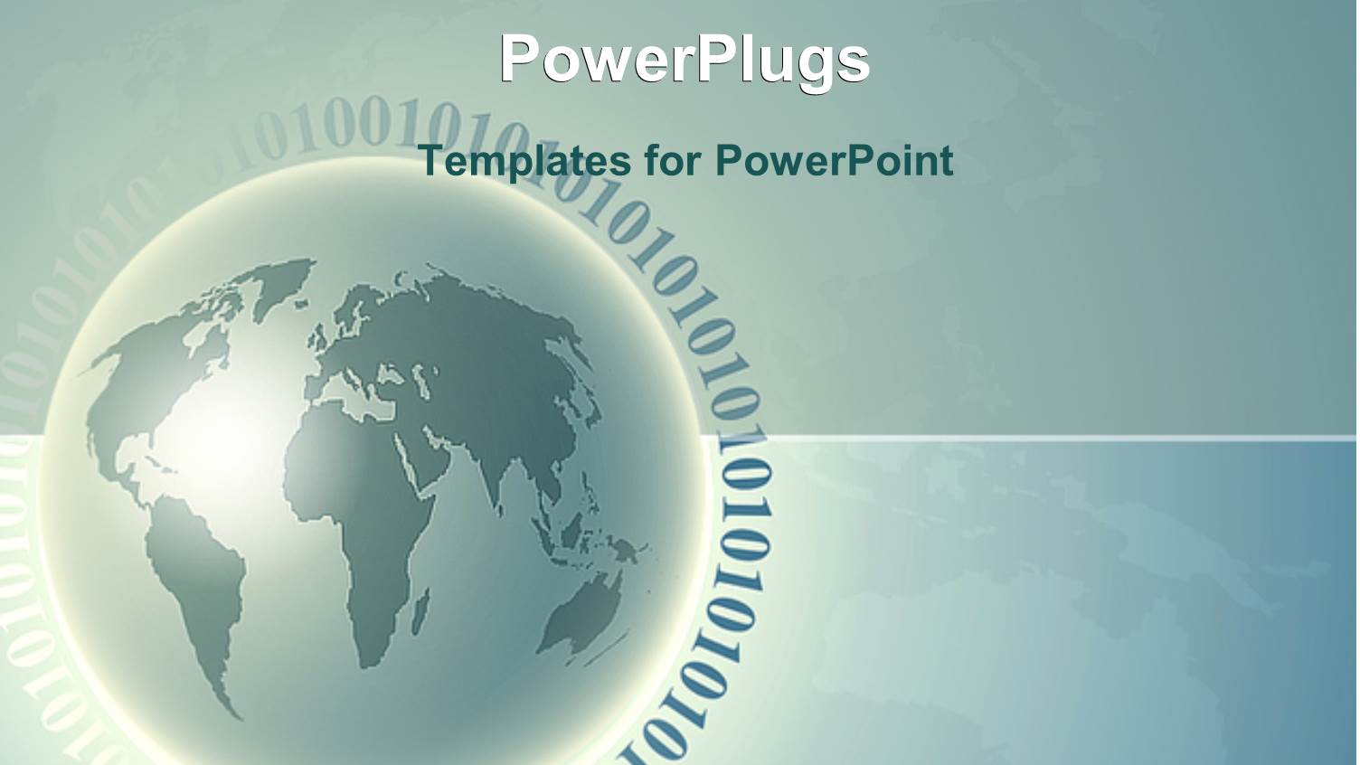Binary Digits Surrounding Digital Earth Globe with Glow from Center
