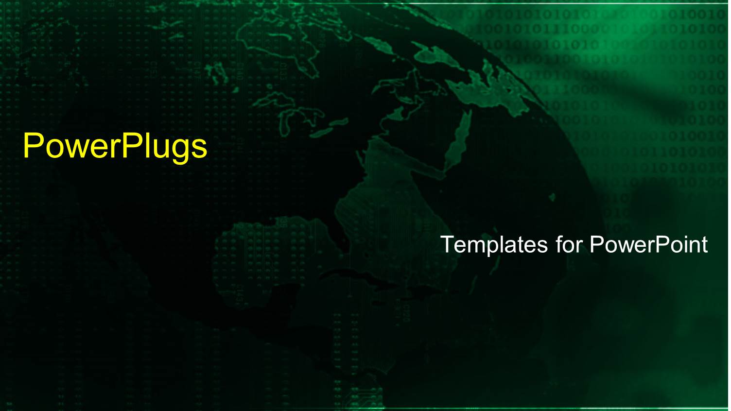 Binary Digits Written Over Green Background and Earth Globe