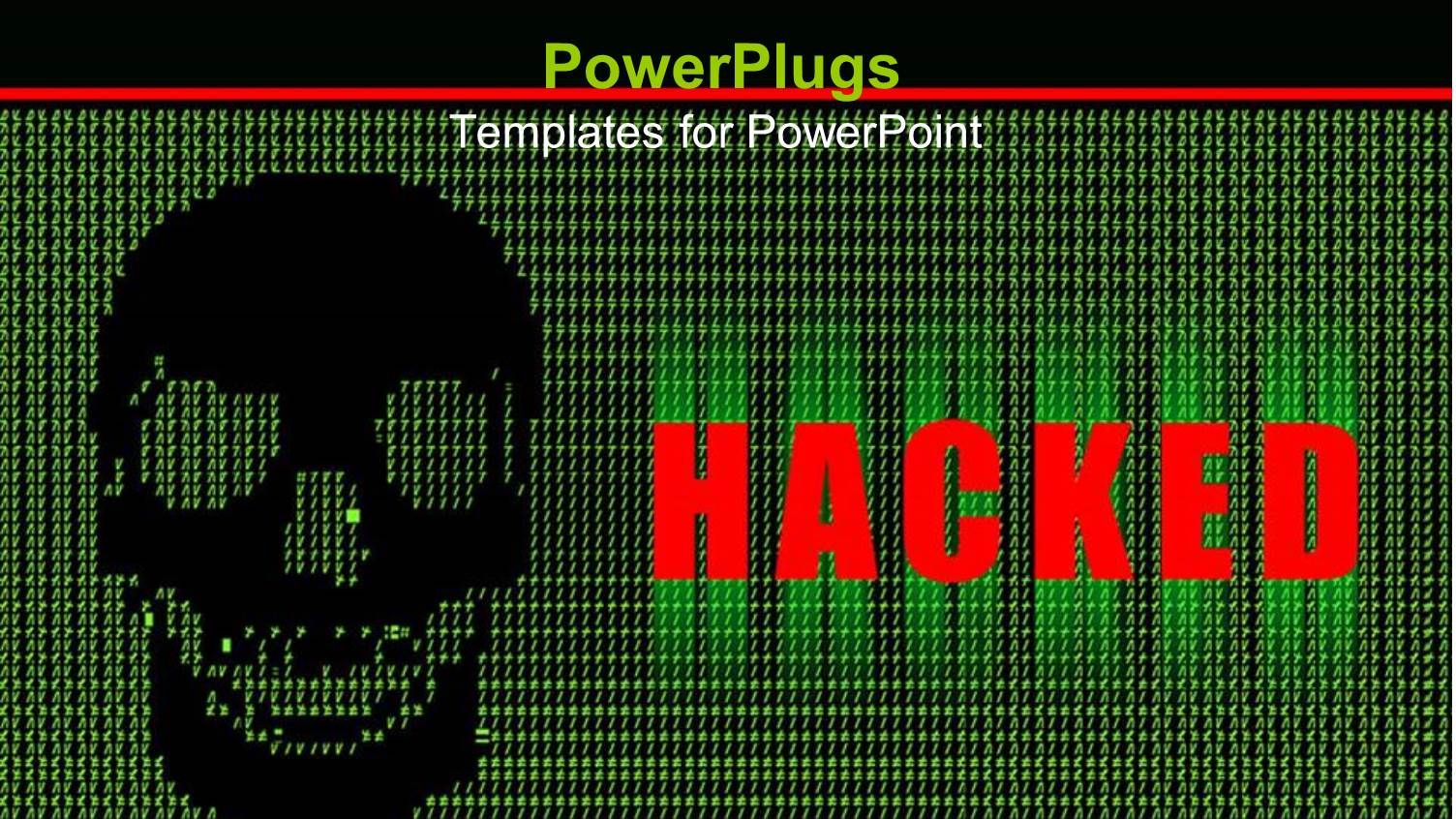 a Black Skull with a Text that Spells Out the Word 