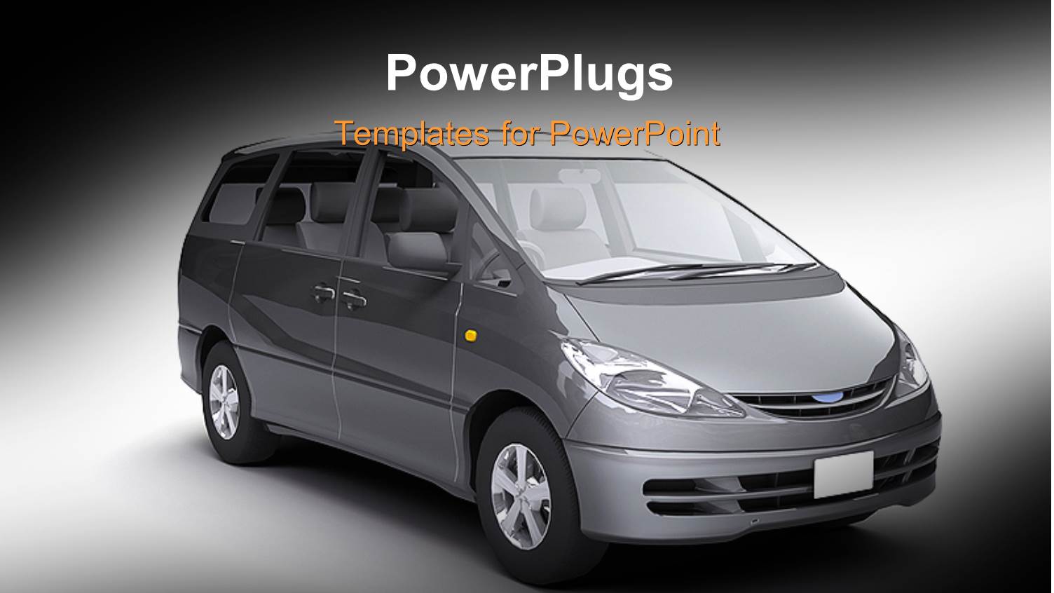 a Black Space Bus on a Grey Colored Background