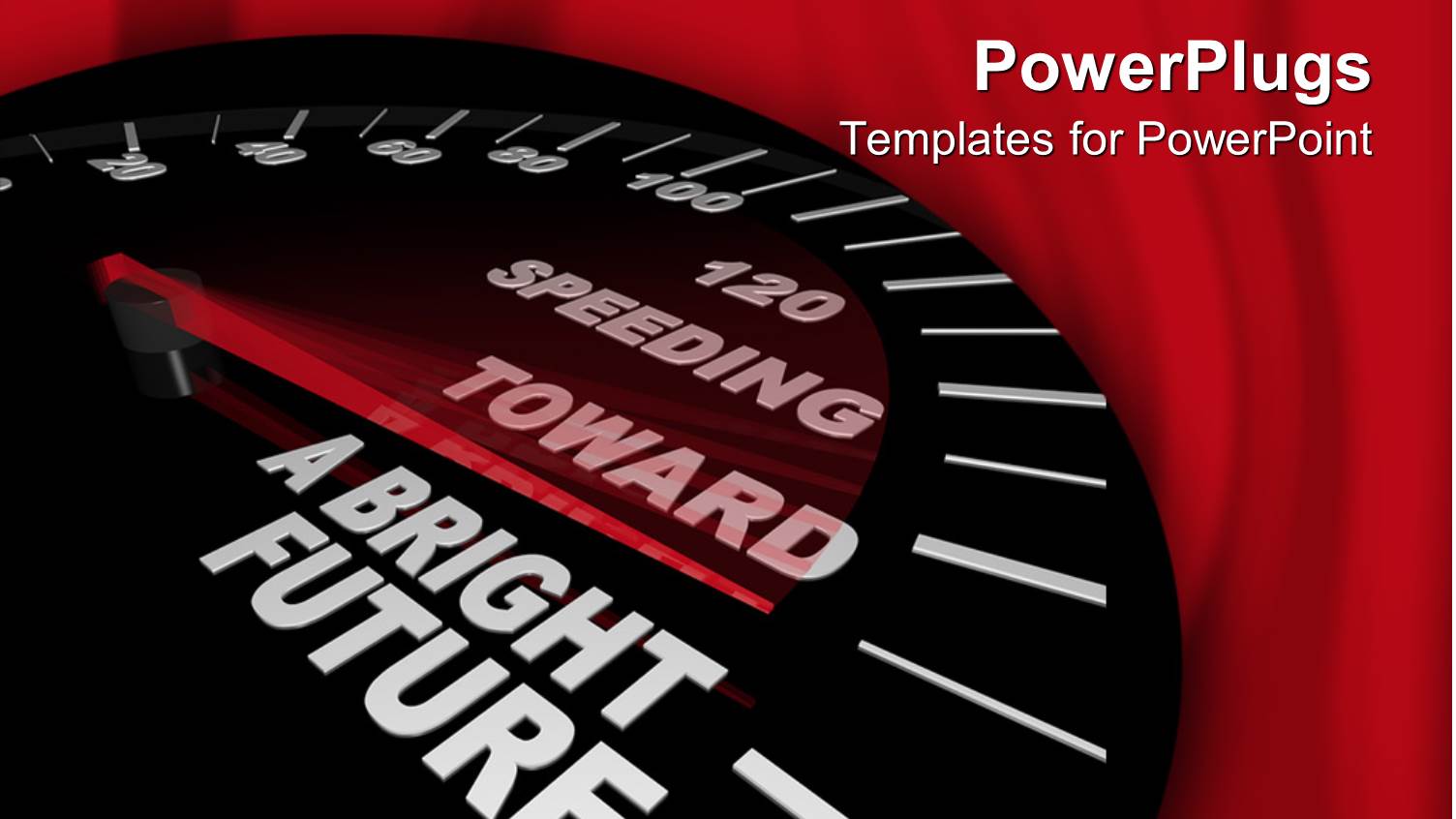 Black Speedometer with its Needle Pointing to the Right