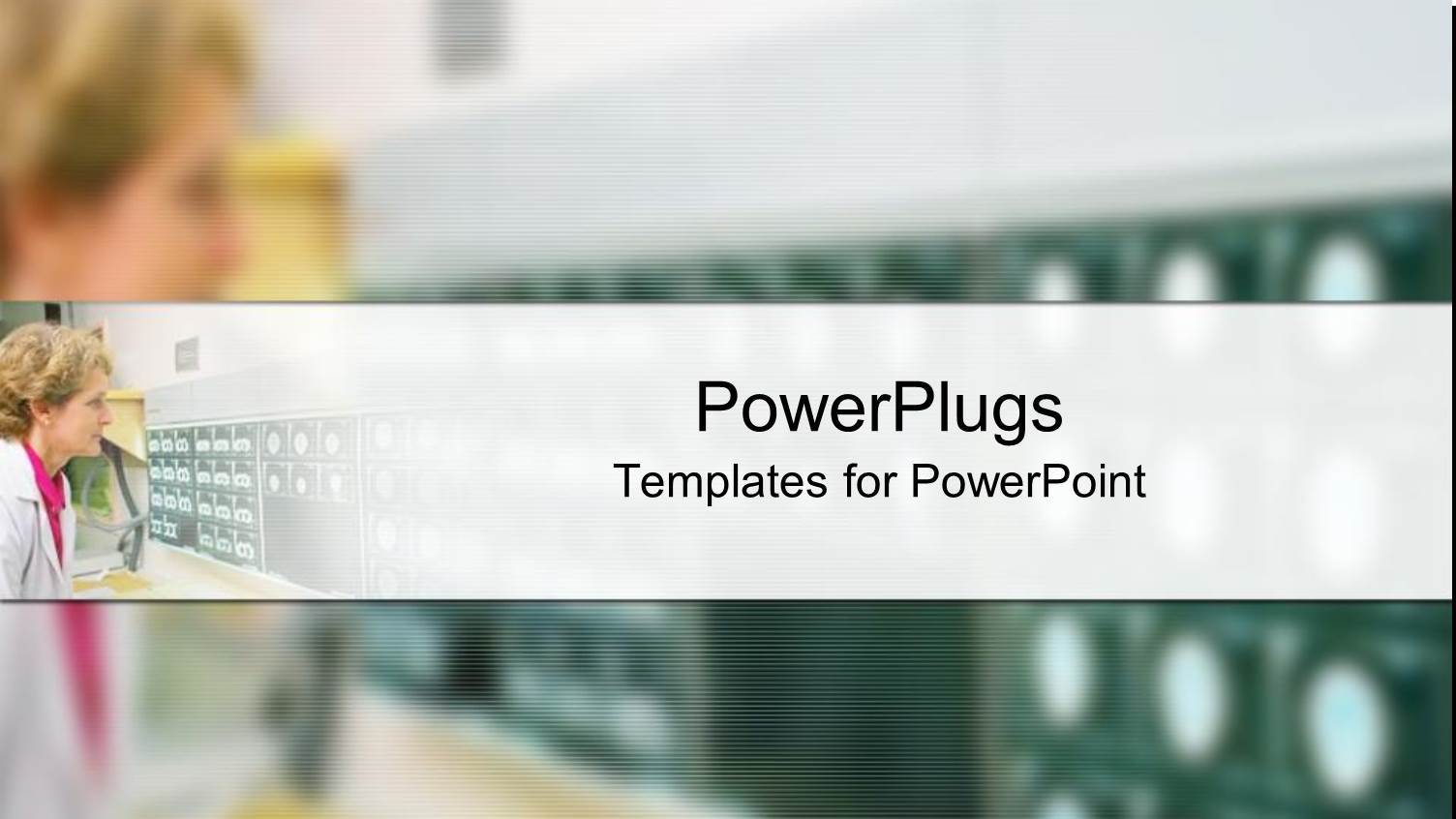 Blond Female Doctor in White Examining Closely some X-Rays